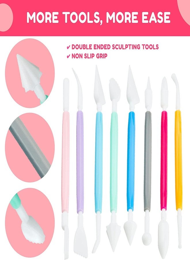 Promote Trader Air Dry Clay - Set of 3, 12 Colors Modeling Clay Kit with 8 Sculpting Tools, Magic Foam Clay for Kids and Adults, Non-Toxic & No Baking Molding Clay, Ideal Birthday Gift for Boys Girls - Image 5
