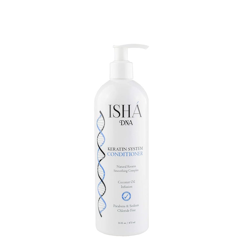 Keratin Treatment System Conditioner  Sulfate and Parabens Free  Perfect for Keratin Treated Hair  Keratin and Coconut Oil Infused Conditioner  For All Types of Hair 16 Fl oz