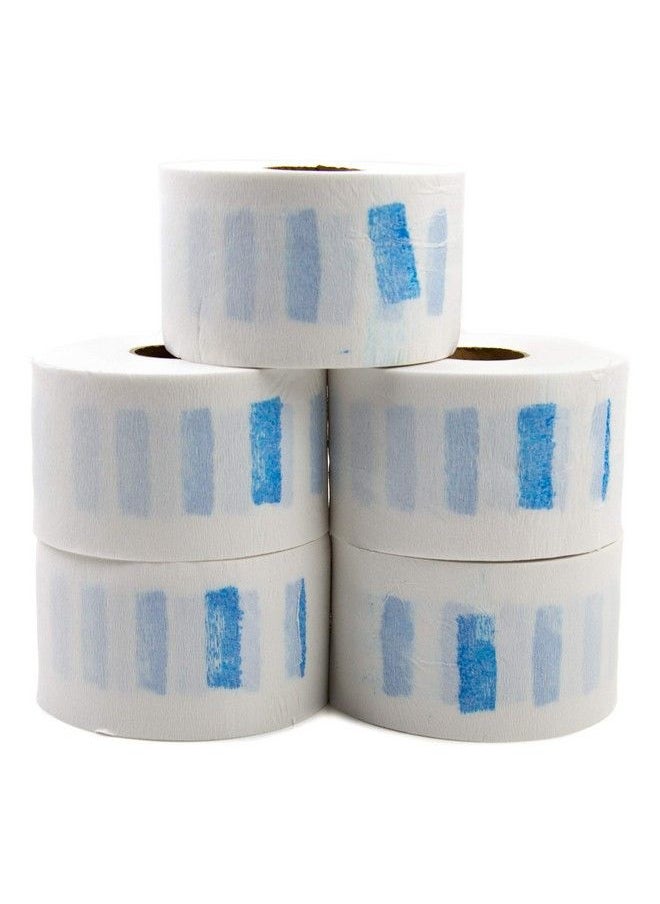 Salon Supply Co - Barber Neck Strips For Hair Cutting 475 Strips (5 Rolls) Barber Accessories Barber Neck Strip Neck Strips Barber Supplies Neck Paper For Barber (White) - Image 1