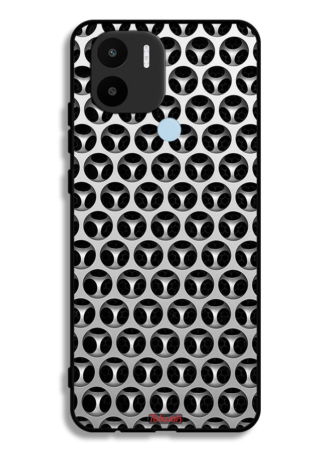 Tolwak Xiaomi Redmi A1 Plus Protective Case Cover Horology Hands Pattern - Image 2
