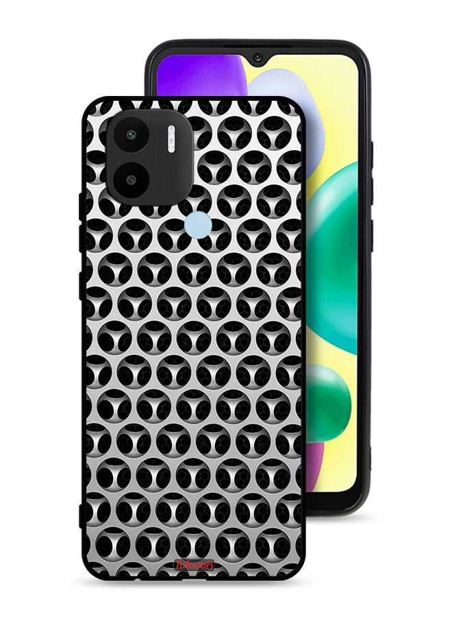 Tolwak Xiaomi Redmi A1 Plus Protective Case Cover Horology Hands Pattern - Image 1