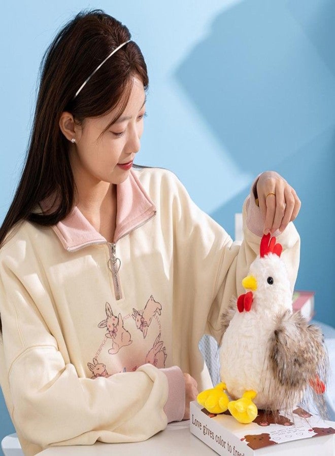 Tickles Cute Hen Soft Stuffed Plush Bird Toy for Kids Boys & Girls Birthday Gift (Color: Multicolor Size: 20 cm) - Image 3