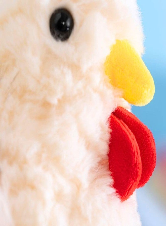 Tickles Cute Hen Soft Stuffed Plush Bird Toy for Kids Boys & Girls Birthday Gift (Color: Multicolor Size: 20 cm) - Image 4
