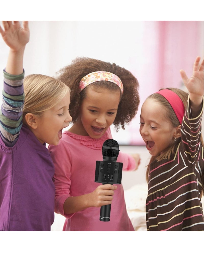 ELTRAZONE Bluetooth Karaoke Microphone Wireless,Portable Singing Microphone for Kids Adults,Karaoke Machine for Kids Toys,Birthday Gifts Ideas for 3 4 5 6 7 8 9 10 11 12 Year Old - Image 2