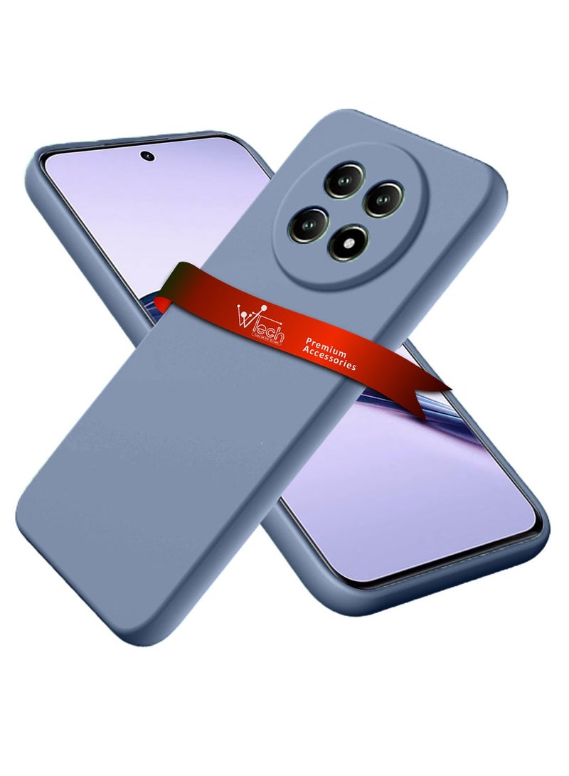 Wtech Realme 13 Pro / Realme 13 Pro+ / Realme 13 Pro Plus 5G 2024 Premium Soft Liquid Silicone Case Cover - Rock Blue - Image 1