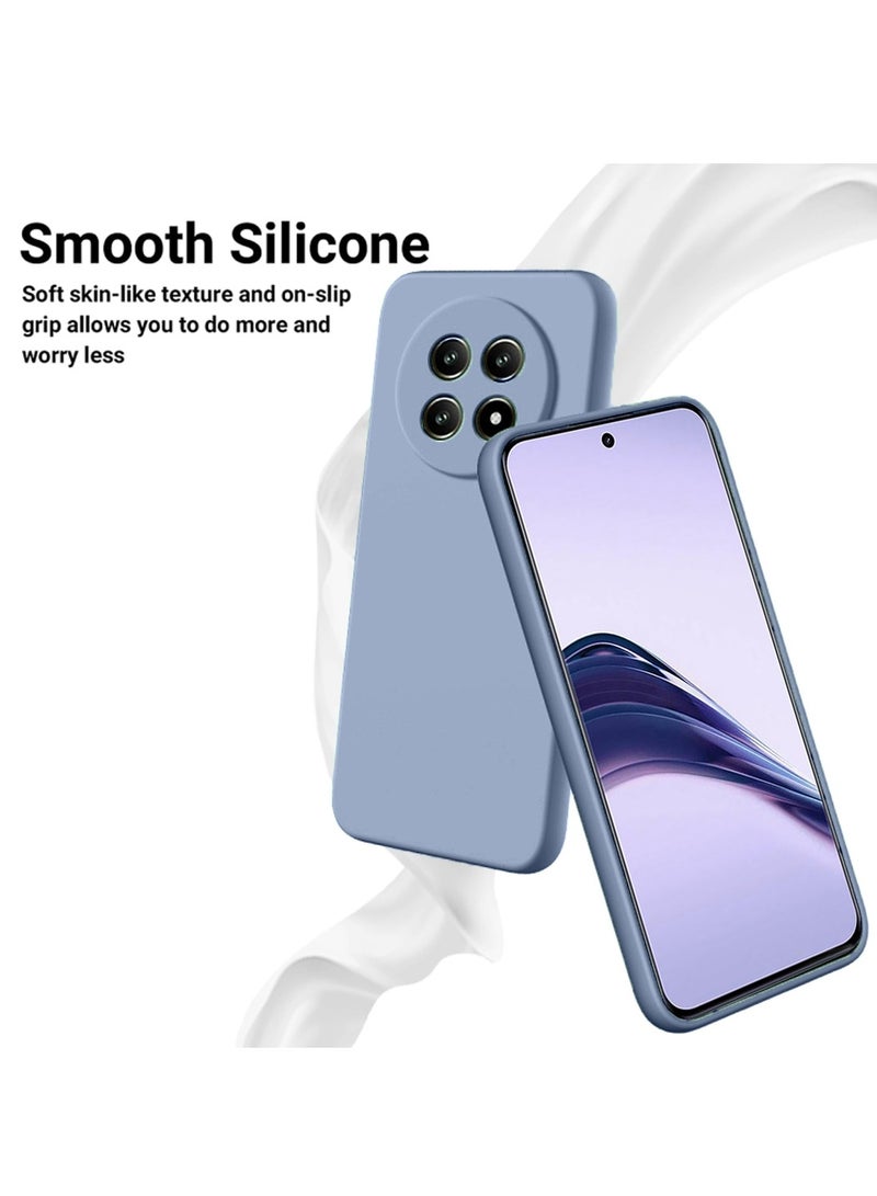 Wtech Realme 13 Pro / Realme 13 Pro+ / Realme 13 Pro Plus 5G 2024 Premium Soft Liquid Silicone Case Cover - Rock Blue - Image 4
