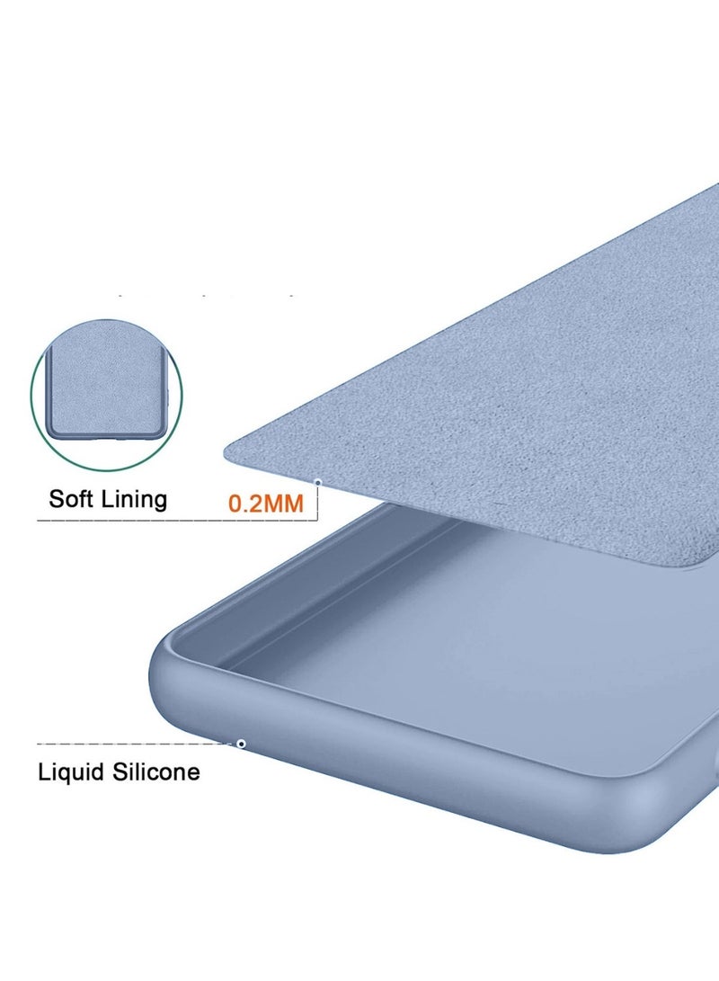 Wtech Realme 13 Pro / Realme 13 Pro+ / Realme 13 Pro Plus 5G 2024 Premium Soft Liquid Silicone Case Cover - Rock Blue - Image 5