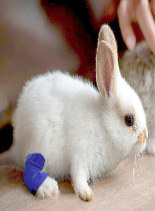 vomvomp Mini Rex Rabbit Hock Socks Water Resistant Bunny Sock for Sore Hocks Elbow Protective for Bunny Recovery and Relief Wound Pain Waterproof Extra Small Rabbits - Image 5