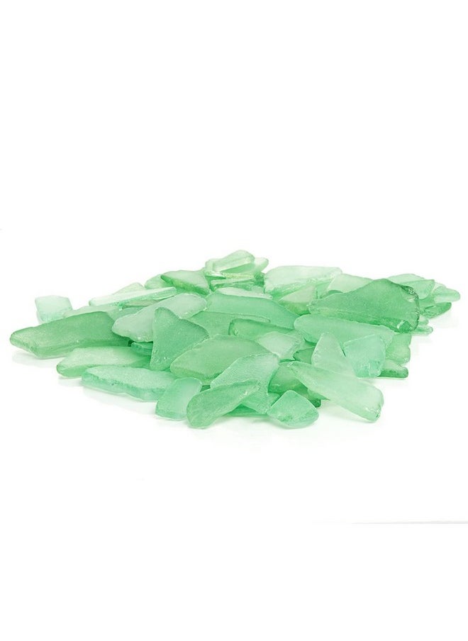 Nautical Crush Trading - Holiday Sea Glass | Mint 11Oz Tumbled Sea Glass Decor | Bulk Seaglass Pieces For Beach Wedding Decor & Crafts - Image 1
