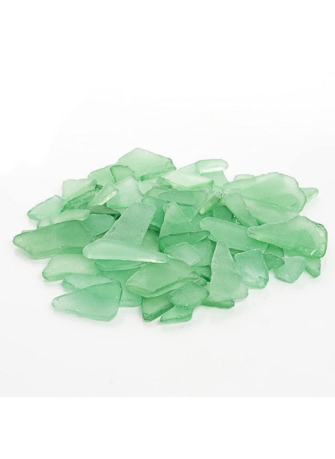 Nautical Crush Trading - Holiday Sea Glass | Mint 11Oz Tumbled Sea Glass Decor | Bulk Seaglass Pieces For Beach Wedding Decor & Crafts - Image 1