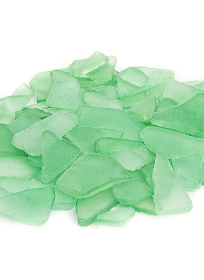 Nautical Crush Trading - Holiday Sea Glass | Mint 11Oz Tumbled Sea Glass Decor | Bulk Seaglass Pieces For Beach Wedding Decor & Crafts - Image 1