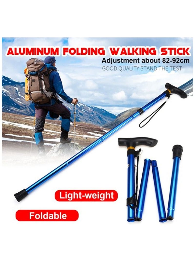 BLOOMING TIME Portable Hand Walking Stick For Trekking Hiking - Image 1