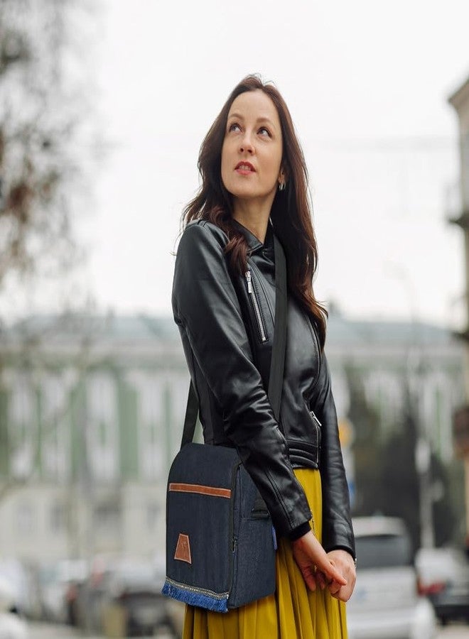ABLE® Denim Girls Sling Bag Cross Body Girls Bag - Image 2