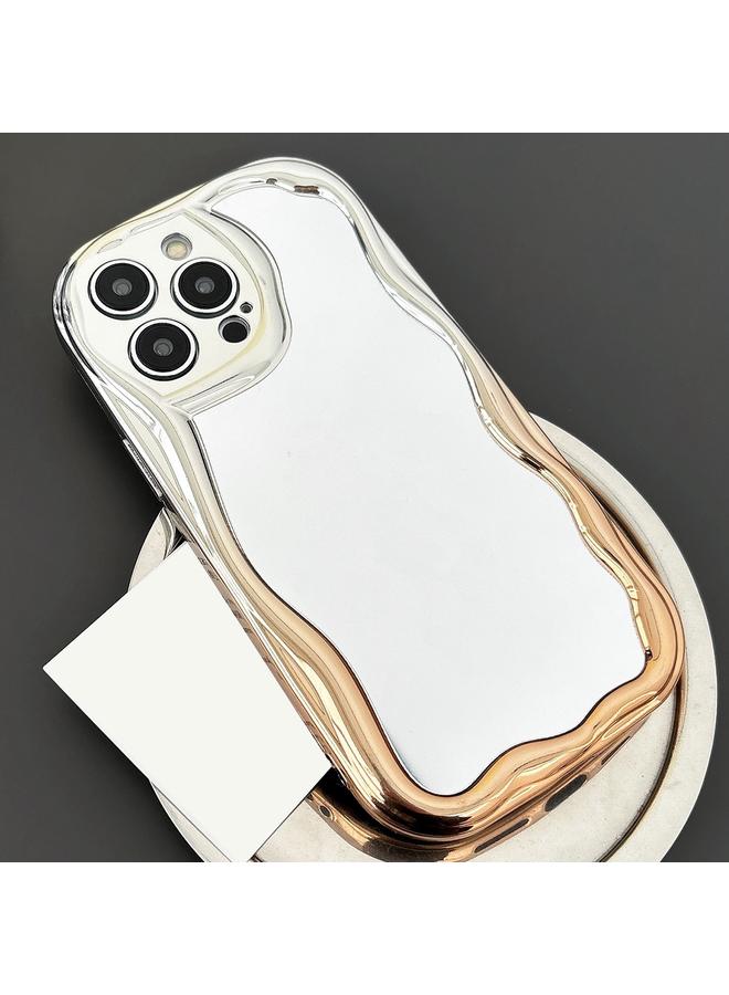 اس-توب جراب لهاتف iPhone 15 Pro، جراب هاتف TPU عاكس متدرج الموجة - Image 1