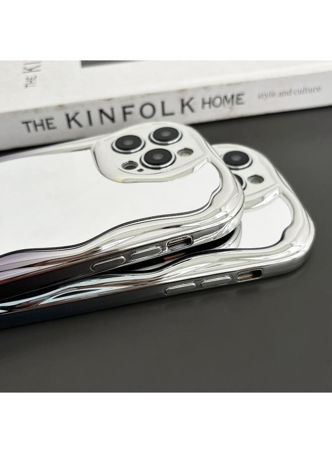 اس-توب جراب لهاتف iPhone 15 Pro، جراب هاتف TPU عاكس متدرج الموجة - Image 5