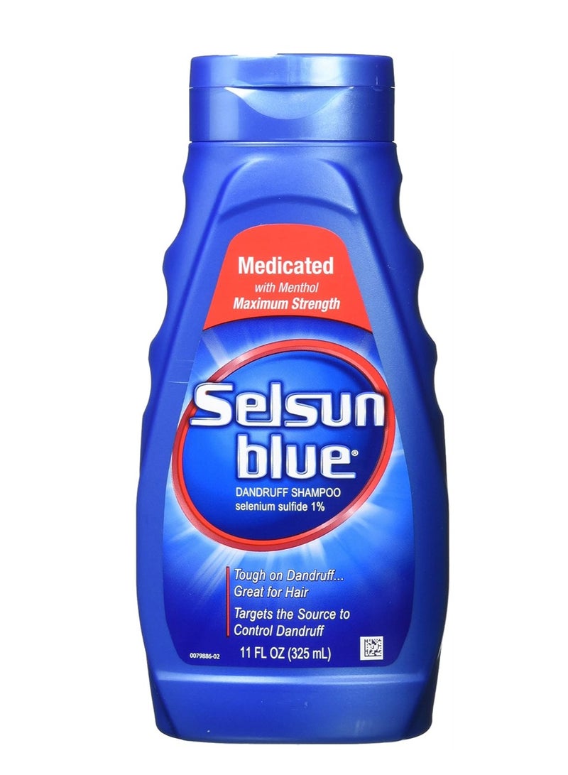 Selsun Blue Medicated Dandruff Shampoo, 11 Fl Oz (Pack of 2)