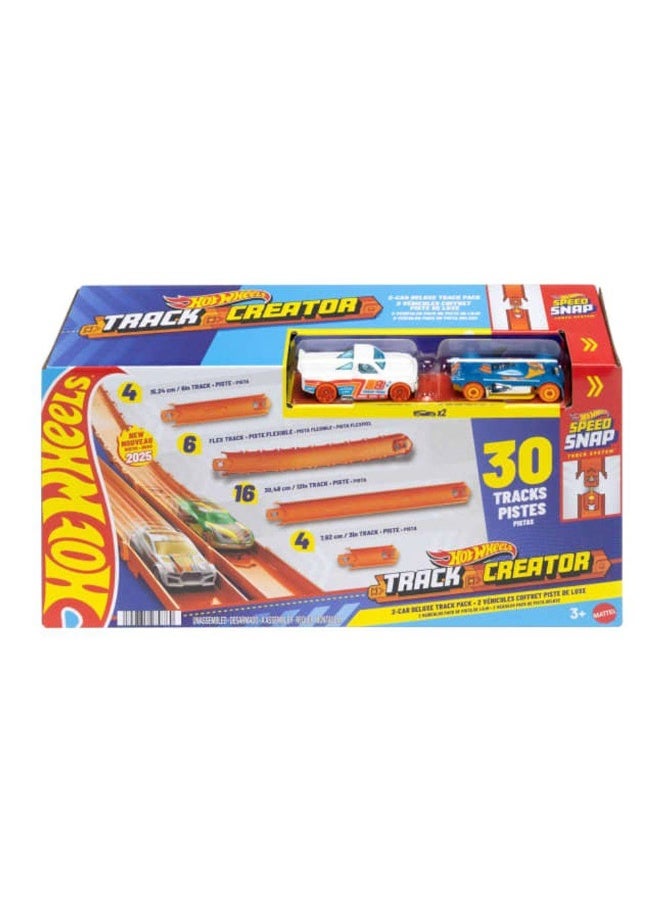 Hot Wheels Track Creator 2-Car Deluxe Track Pack (1:64) - Image 1