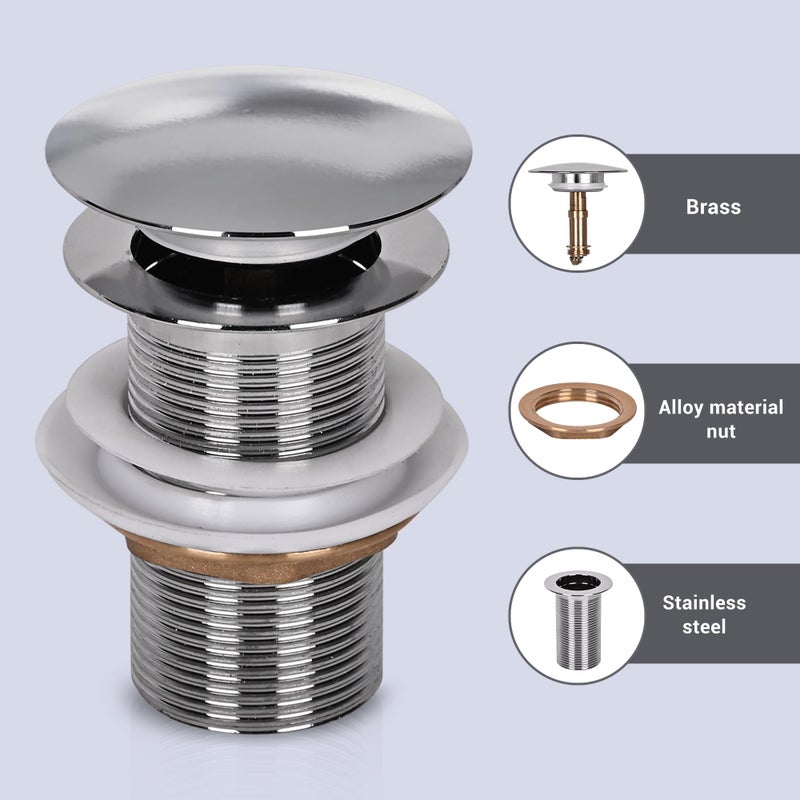 Prem's 3" Waste Coupling Full Thread for Wash Basin | Drain Outlet System | Pop-Up Waste Coupling | Durable, Rust-Resistant, Easy Installation | Bathroom - Image 5
