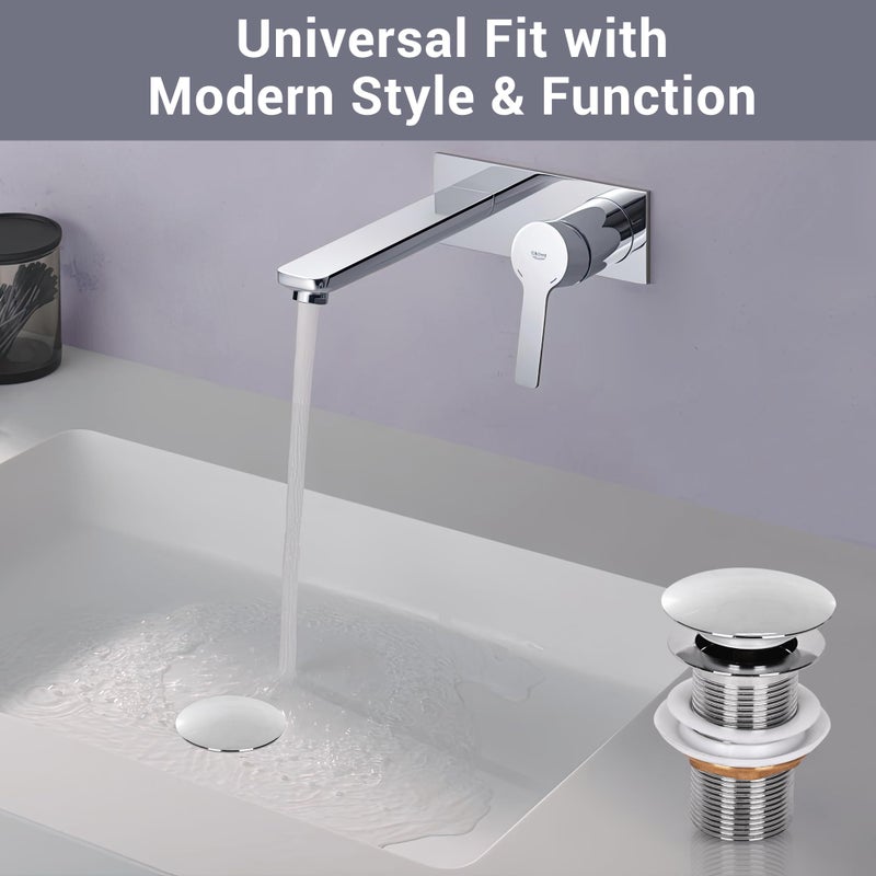 Prem's 3" Waste Coupling Full Thread for Wash Basin | Drain Outlet System | Pop-Up Waste Coupling | Durable, Rust-Resistant, Easy Installation | Bathroom - Image 3