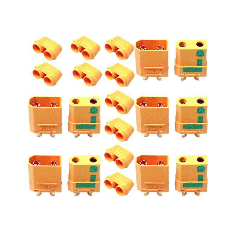 LINSYRC 5 Pairs Amass XT90S XT90S AntiSpark Connector Plugs Male and Female Adapter for RC ESC Motor Lipo XT90S Connector - Image 2
