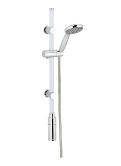 Wenko WENKO LED Shower Bar Set 94 Cm RGB + Warm White, Set With Illuminated Shower Bar, Shower Head & Shower Hose  - Image 1
