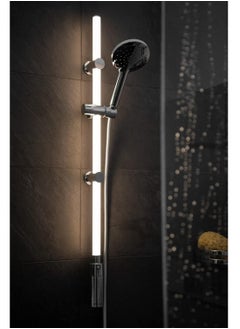 Wenko WENKO LED Shower Bar Set 94 Cm RGB + Warm White, Set With Illuminated Shower Bar, Shower Head & Shower Hose  - Image 2