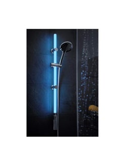 Wenko WENKO LED Shower Bar Set 94 Cm RGB + Warm White, Set With Illuminated Shower Bar, Shower Head & Shower Hose  - Image 3