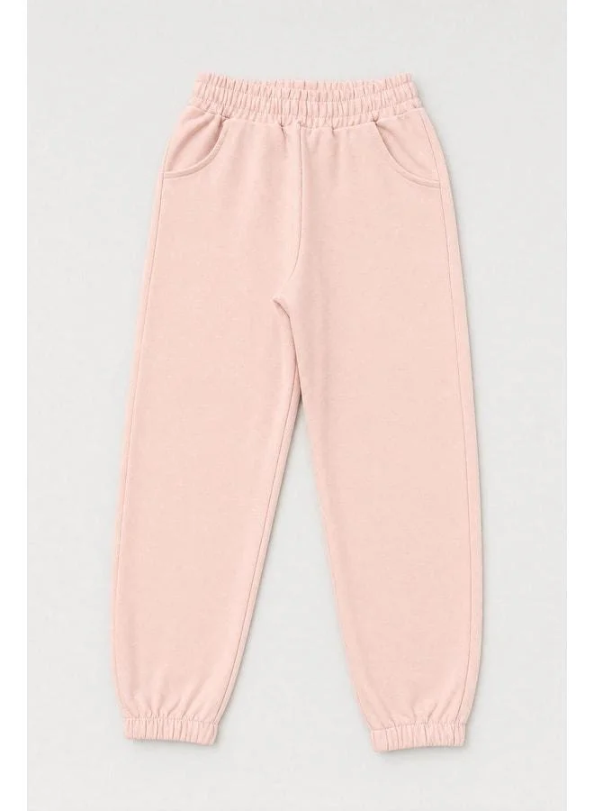 Perendi Elastic Comfortable Cut Pocketed Unisex Sweatpants for Boys and Girls.
