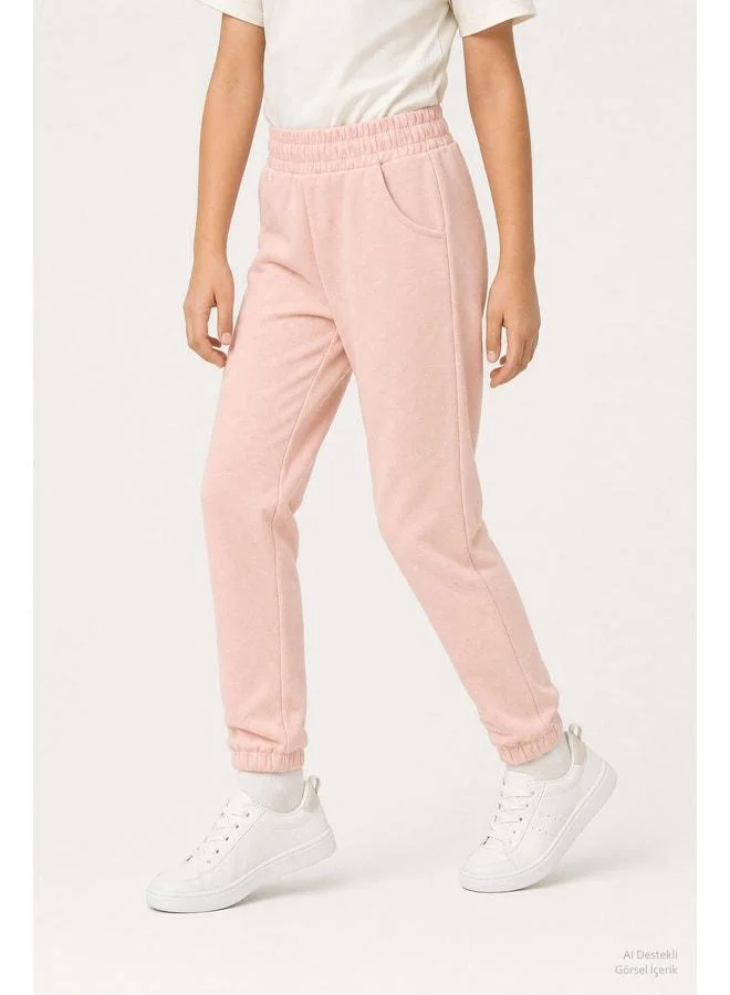 Perendi Elastic Comfortable Cut Pocketed Unisex Sweatpants for Boys and Girls.