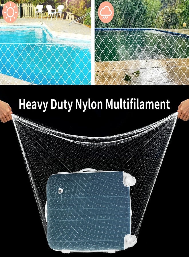 AnExer Cat Balcony Rail Net, 10 x 26 ft Cat Anti-Fall Netting Pet Balcony Mesh Fence Net Dog Fence Nets Black Nylon Pets Anti-Fall Mesh Fence - Image 3