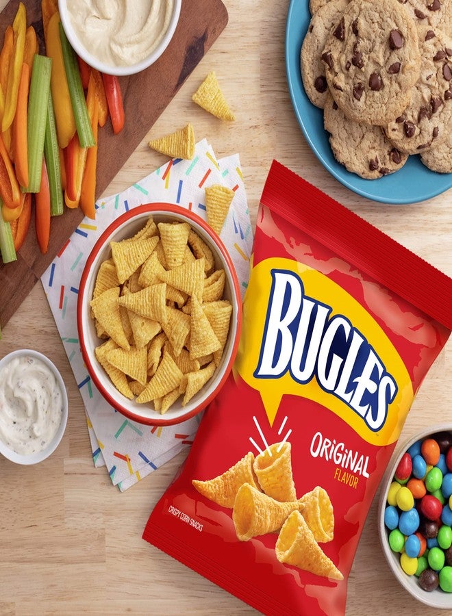 Bugles Original Crispy Corn Snacks, Snack Bag, 7.5 oz - Image 3