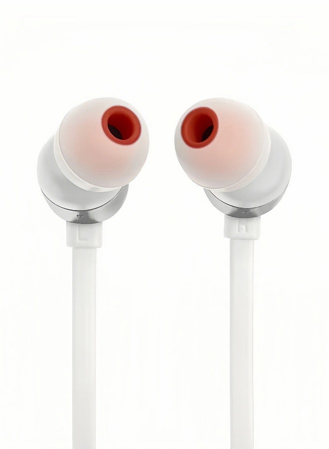 JBL Tune 310C USB-C Wired Hi-Res In-Ear Headphones - White - Image 2