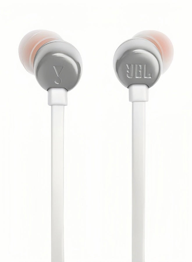JBL Tune 310C USB-C Wired Hi-Res In-Ear Headphones - White - Image 3
