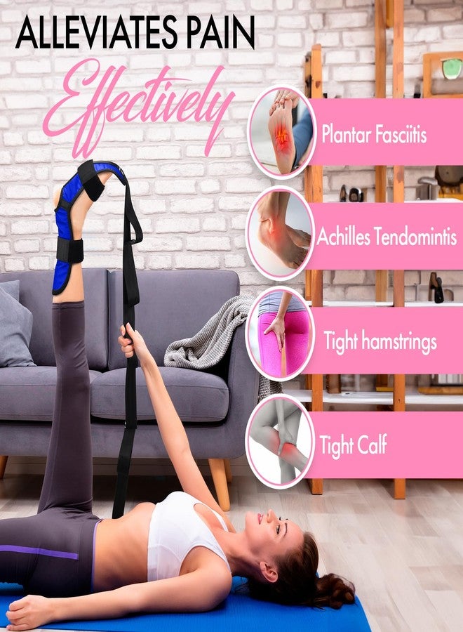 Zenmarkt Stretch Strap with Loops for Foot and Calf - Ideal for Physical Therapy, Achilles Tendonitis Relief, and Plantar Fasciitis - Perfect for Yoga, Gymnastics, and Flexibility Training - Image 4