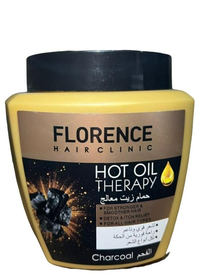Florence Hot Oil Therapy Charcoal 1000 ML 