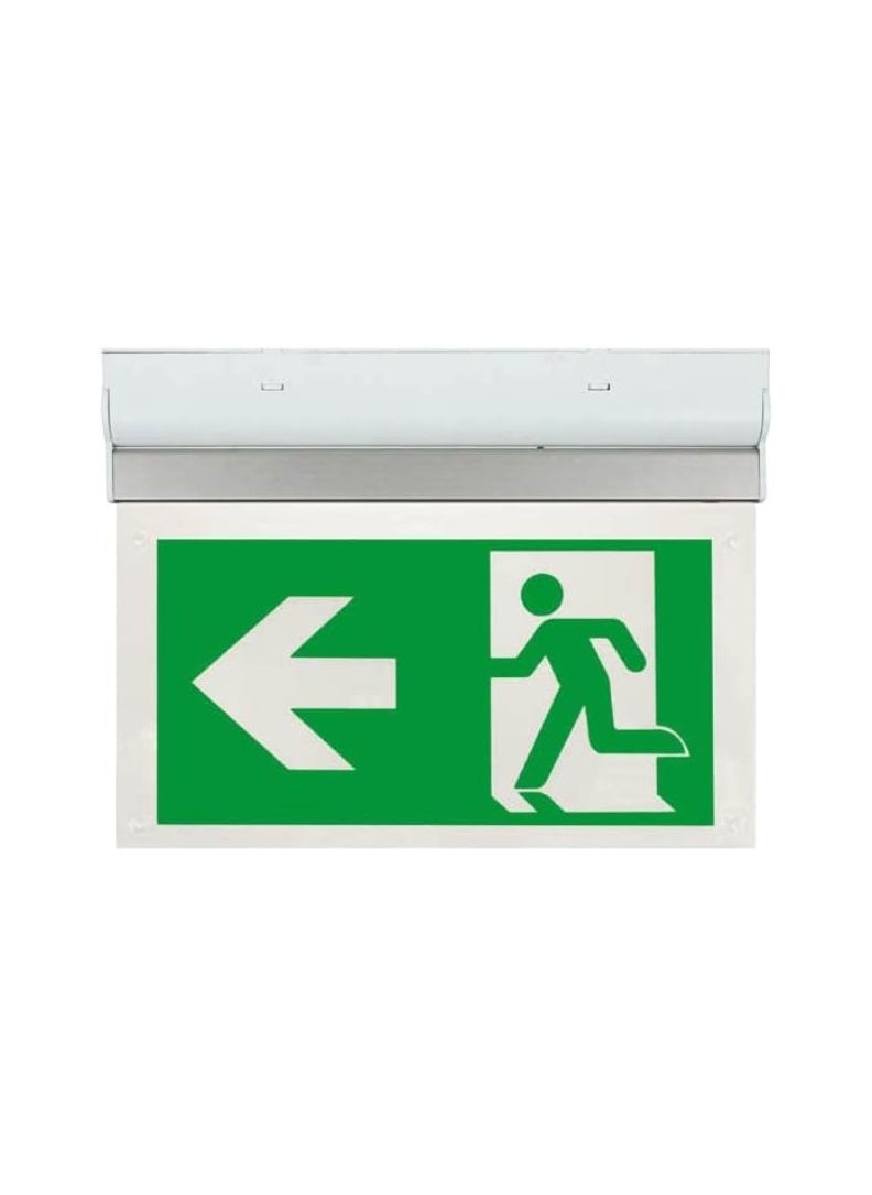 KNP KNP ESP Emergency Exit Sign Board Indicating Exit Left is a Critical Safety Device Designed to Provide Clear Guidance During Emergencies Ensuring Safe Evacuation Routes in Buildings.  - Image 2
