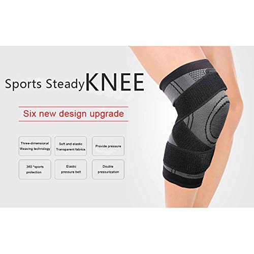 Mumian Knee Sleeve, Knee Pads Compression Fit Support -for Joint Pain and Arthritis Relief, Improved Circulation Compression - Wear Anywhere - Single (Black-M) - Image 4