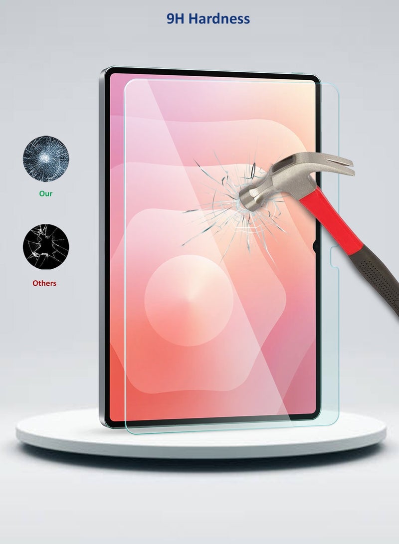 دبليو تيك سامسونج جالكسي تاب S11 ألترا 5G 2025 (14.6 بوصة) سلسلة و تيك المتميزة واقي شاشة زجاجي مقسى كامل للحواف المنحنية (TSGPCN) - شفاف - Image 4