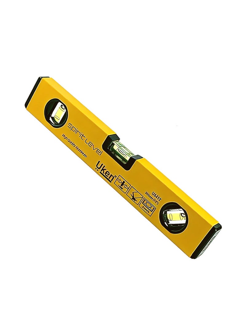 Uken 300mm Magnetic Spirit Level, 12 Inch Aluminum Box Level with 3 Bubble Vials, Horizontal Vertical & 45° Measuring Tool for Carpentry, Tiling, Shelving, Construction and DIY - Image 4