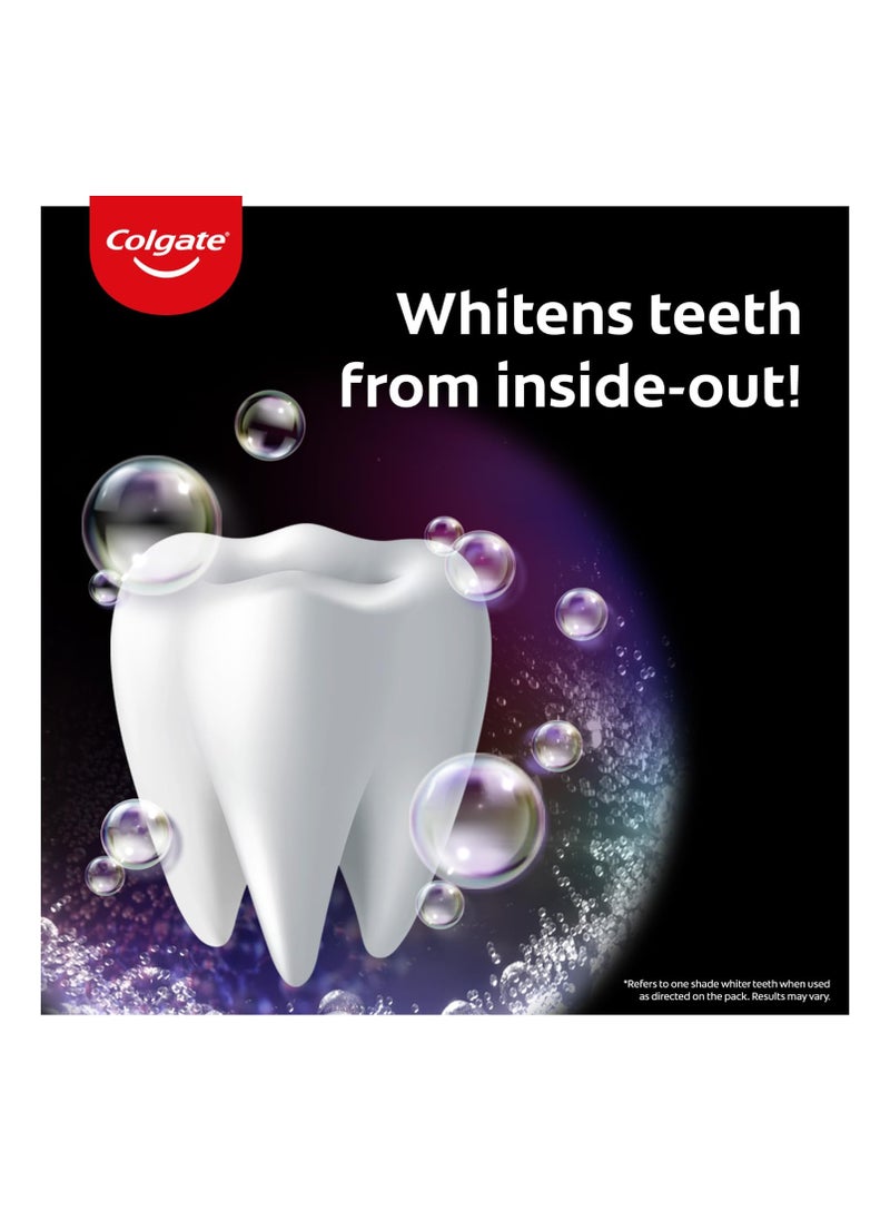 Visible White O2, Teeth Whitening Toothpaste (25g) for noticeably whiter teeth starting in 3 days. Aromatic Mint with Active Technology, Enamel Safe Teeth Whitening & Fresh Breath