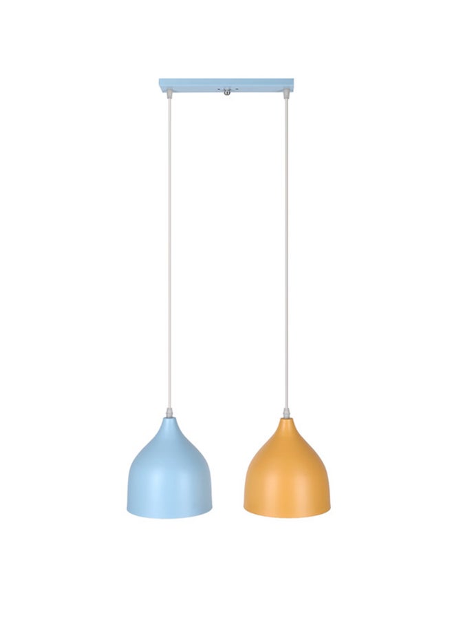 El Rawda Lighting Naomi Double Ceiling Lamp | modern decorative LED E27 pendant light ceiling lamp hanging | suitable for any room | Color: Multicolor | Size: 70x36 cm