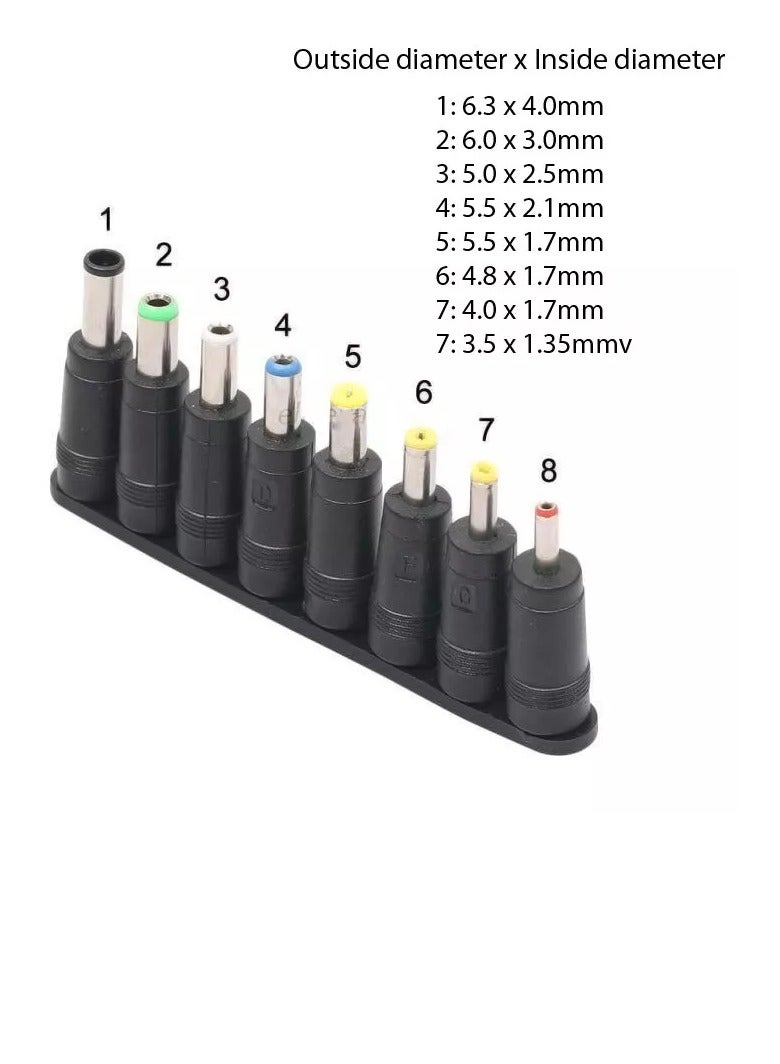 Terabyte Laptop Notebook Power 100W Universal Charger with Car Charger & AC Power Adapter & 8 Power - Image 2
