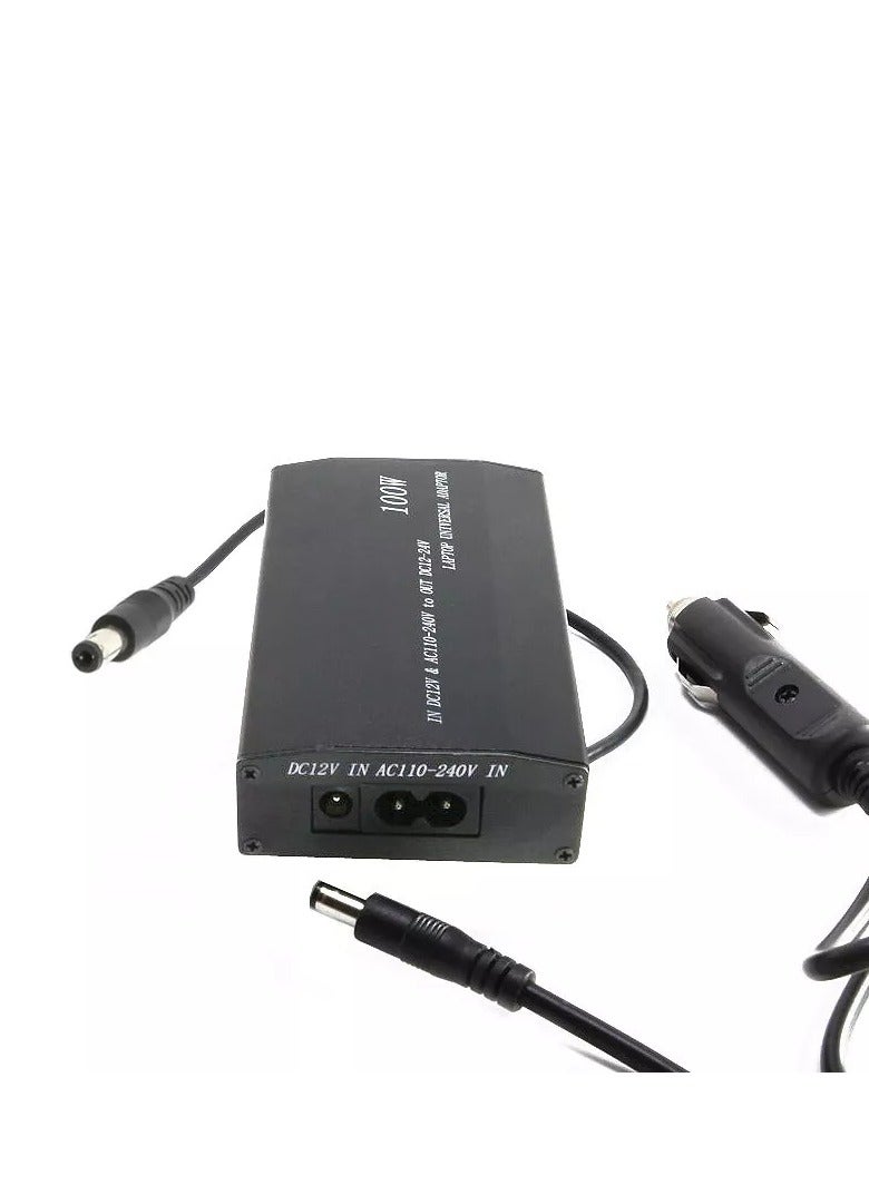 Terabyte Laptop Notebook Power 100W Universal Charger with Car Charger & AC Power Adapter & 8 Power - Image 5