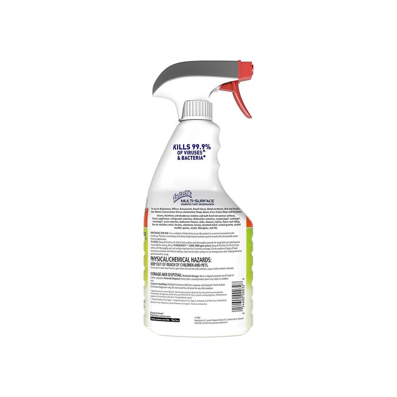 Fantastik SC Johnson Professional Disinfectant Degreaser, Fresh Scent, 32 Oz - Image 2