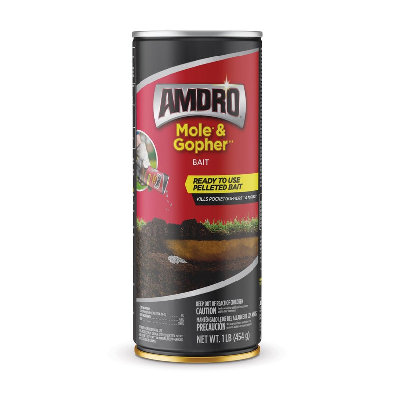 Amdro Mole & Gopher Bait 1 LB, 100510486, Black label - Image 1