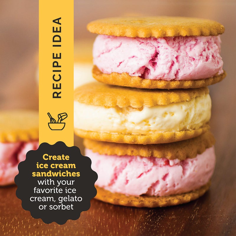 Dewey's Bakery Dewey’s Bakery Meyer Lemon Moravian Cookie Thins | Baked in Small Batches | Real, Simple Ingredients | Time-Honored Southern Bakery Recipe | 9 oz (Pack of 6) - Image 3