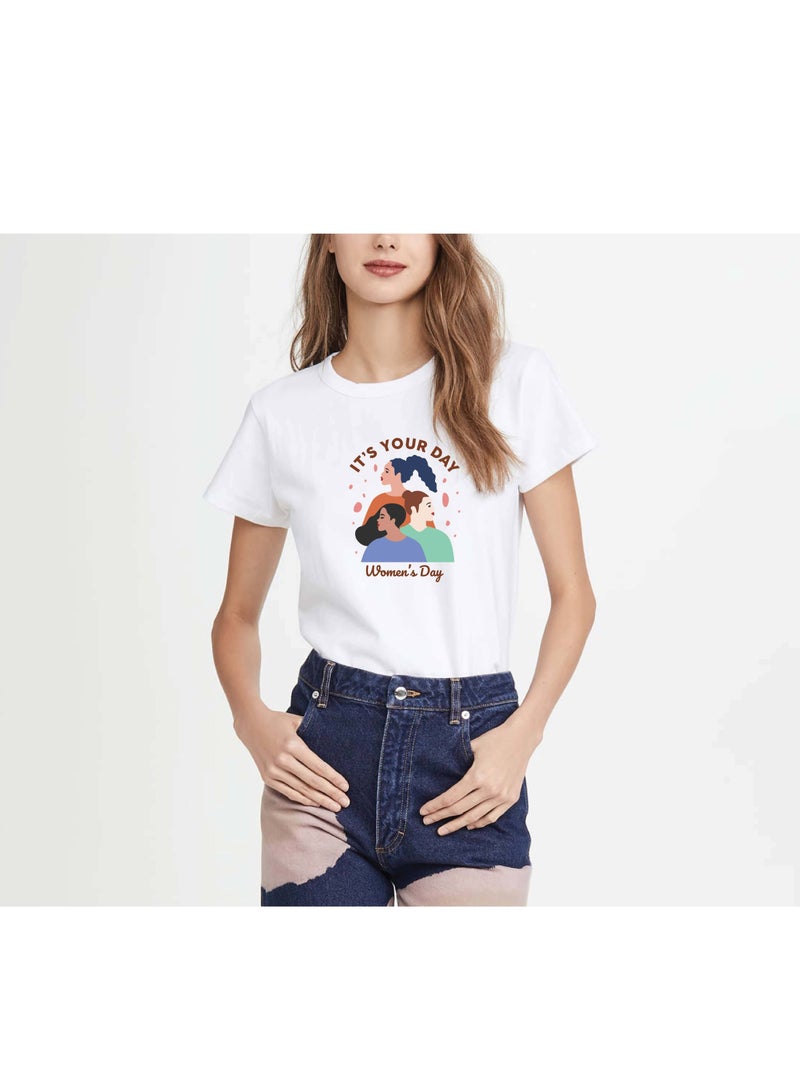 PRINTSHOP4ME International Womens Day Tshirt showing Women Empowerment Design 2 - Image 3