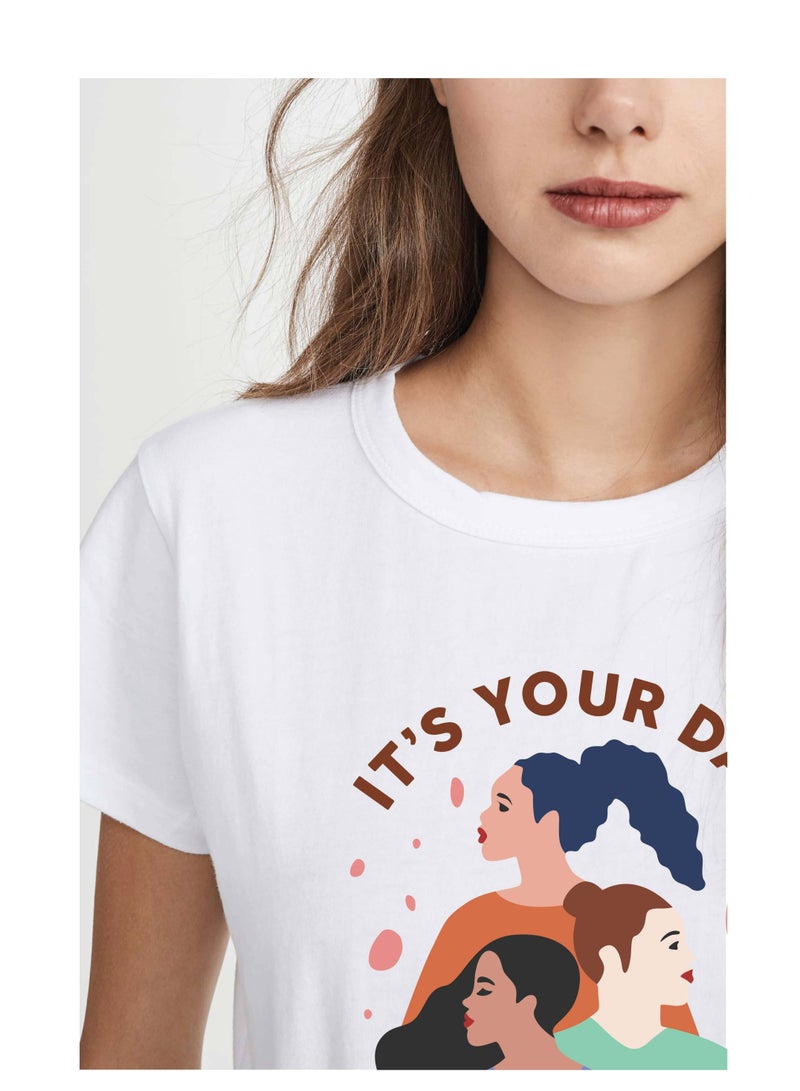 PRINTSHOP4ME International Womens Day Tshirt showing Women Empowerment Design 2 - Image 4