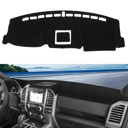 KUST Car Dash Cover for Ford Expedition 20182021 Only fits 43inch Touch Screen Dashboard Not fits 12inch155inch Touch Screen Dashboard Polyester NonSlip Interior Accessories for Expedition