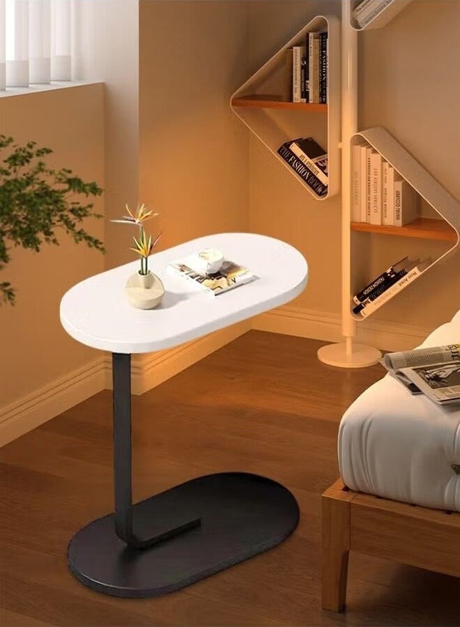 Generic Metal Frame C Shaped Side Table Cofee Table Bed Table End Table Snack Laptop Holder Table  - Image 4
